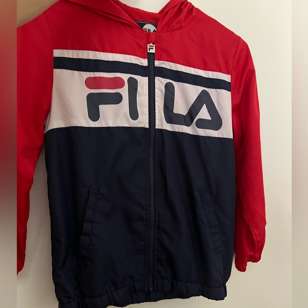 FILA zip up windbreaker